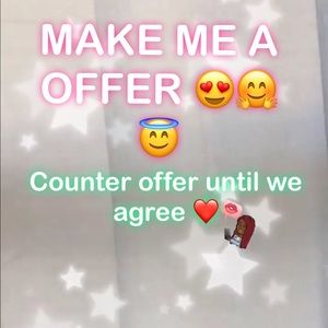 Hiiii❤️❤️❤️ I literally accept almost all offers😘